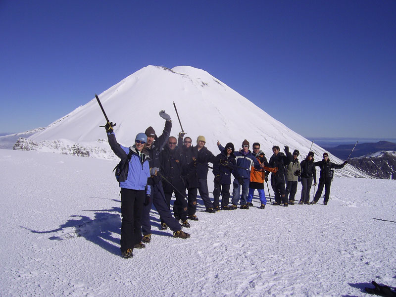 Tongariro Alpine Crossing winter guided trip