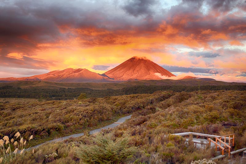 Tongariro Alpine Crossing volcanic giants